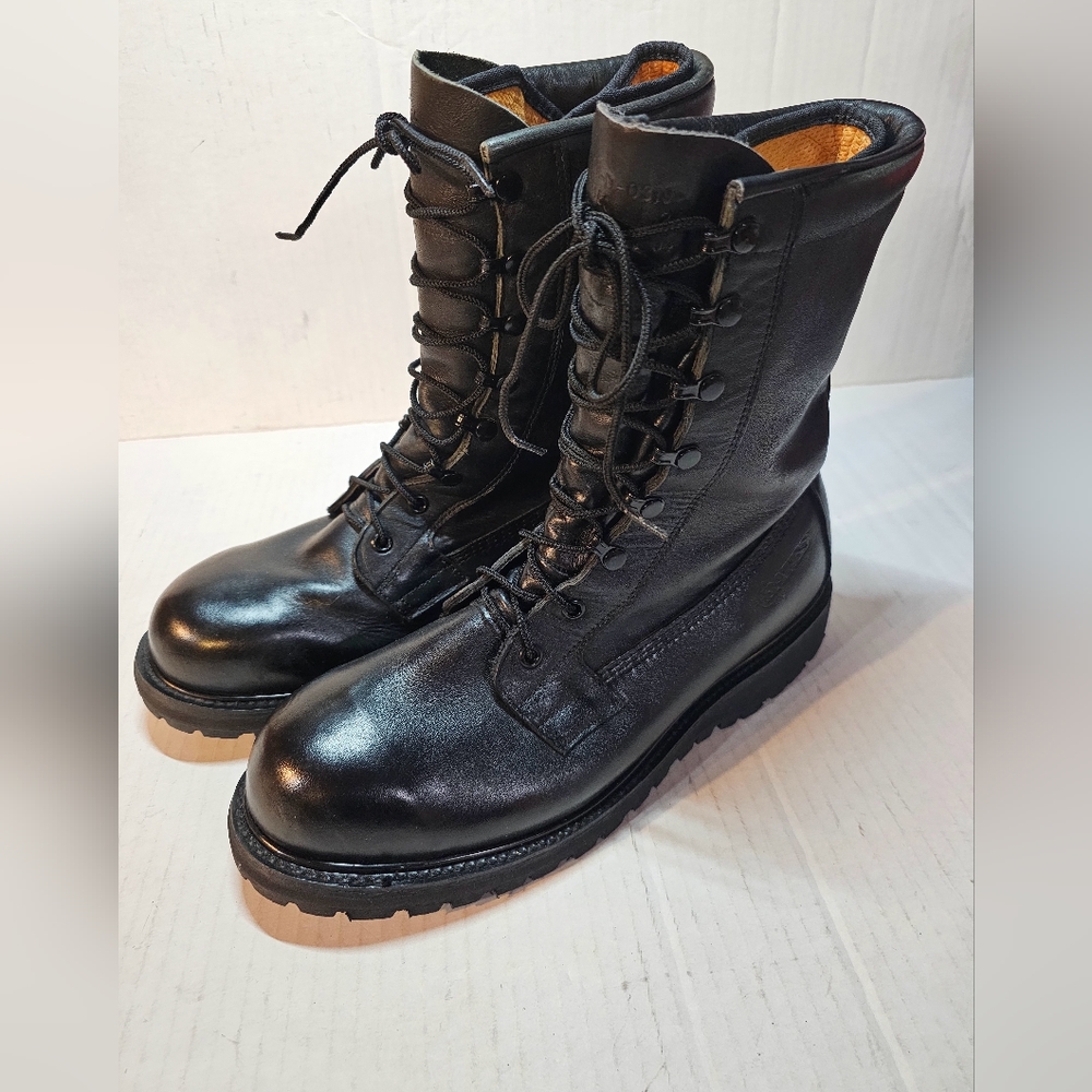 BATES 01-D-0319 11460 Black Goretex WATERPROOF Leather Boots Combat US Size 9.5W